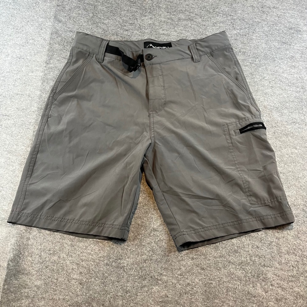 Denali Mens Performance Hiking Shorts Gray Gorpcore Outdoor 32 Stretch Cargo